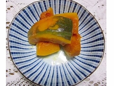 かぼちゃの煮物(白だし・オリゴ糖シロップ)